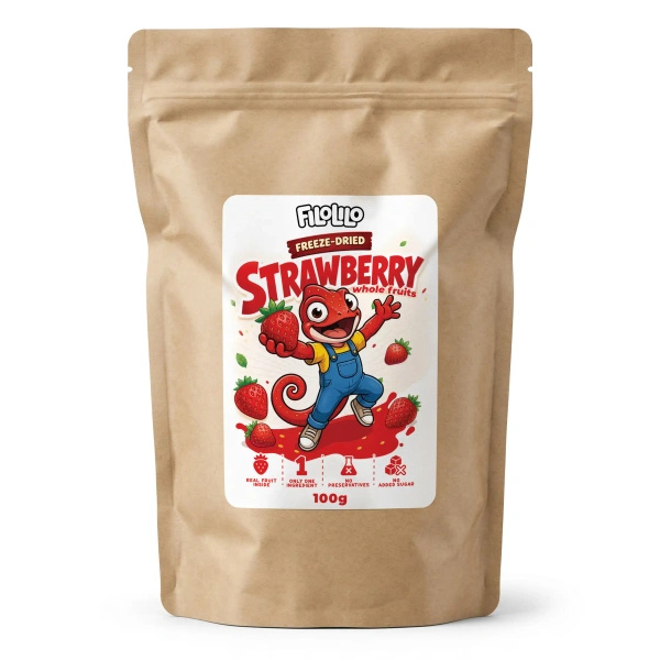 FiloLilo – Fraises lyophilisées entières 100 g