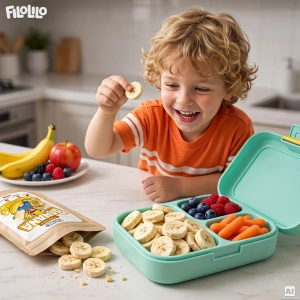 FiloLilo – Bananes lyophilisées en tranches 100 g
