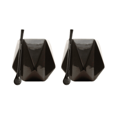 Yerba Mate Set d'accessoires : 2x Calebasse + 2x Bombille