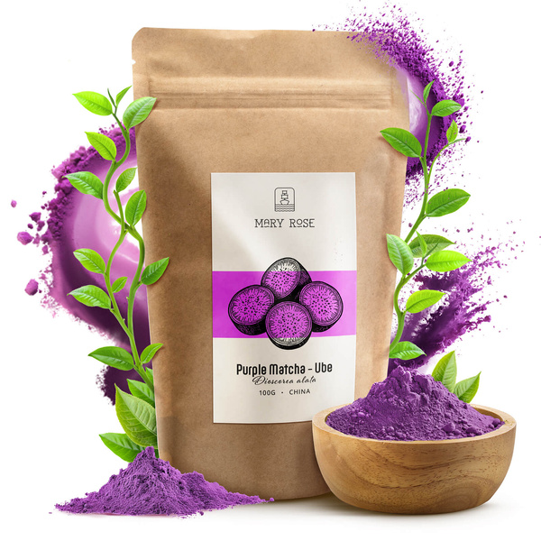 Mary Rose – Purple Matcha – Ube (poudre) 100 g
