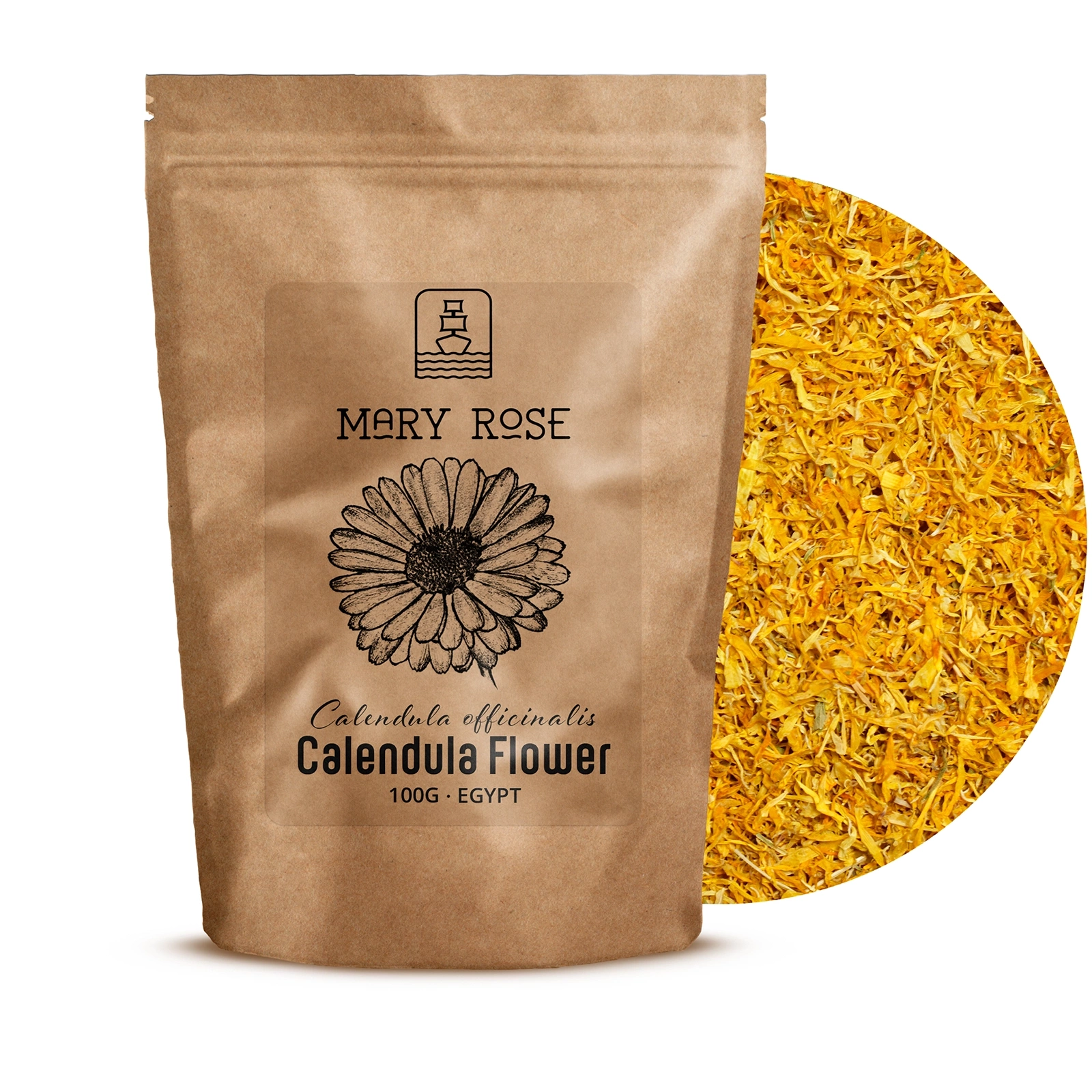 Mary Rose – fleurs de souci séchées