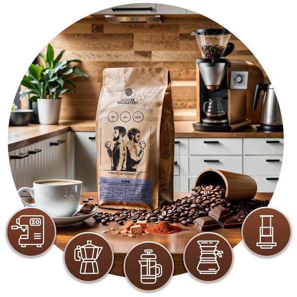 Bro Coffee Roastery – Café en grains Cuba Sierra Maestra Speciality 400 g