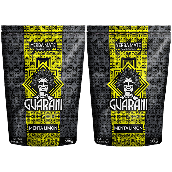 Yerba Maté Guarani Menta Limon 2 x 500g
