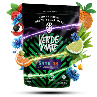 Verde Mate Green Game On 0,4 kg – yerba maté pour les gamers au goût de boisson énergisante