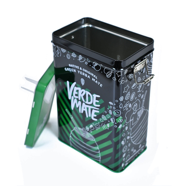 Yerbera – Boîte en métal + Verde Mate Green Organica 0,5 kg