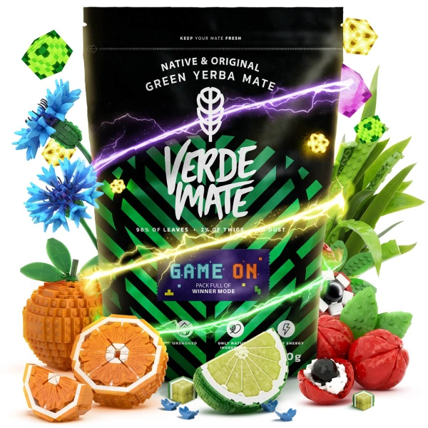 Coffret cadeau de Noël yerba mate Verde Mate Game On 400g + Yerbomos et mug isotherme