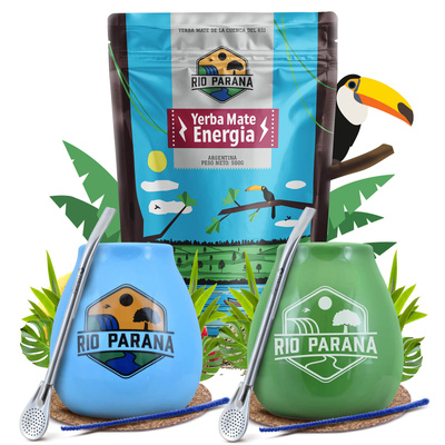 Yerba Maté Rio Parana set de démarrage pour deux 500g