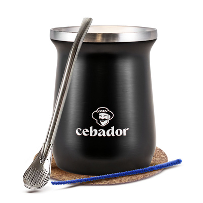 Set d'accessoires pour Maté : calebasse thermique TermoMate PRO + bombilla