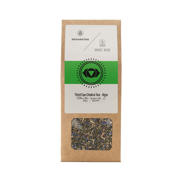 Set pour chakra du troisième œil (Ajna) : thé du chakra + pierre magique