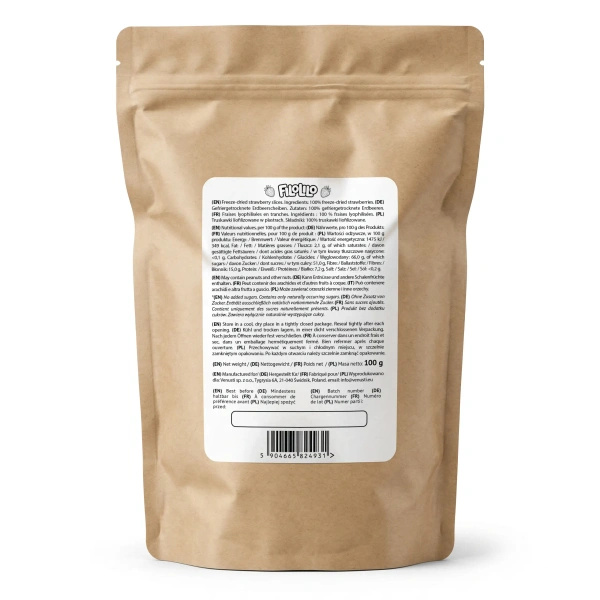 FiloLilo – Fraises lyophilisées en tranches 100 g