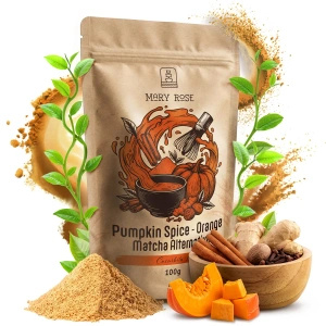 Mary Rose – Orange Matcha Alternative – Pumpkin Spice (poudre) 100 g