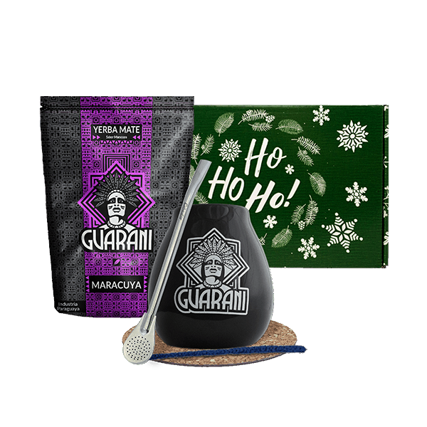 Ensemble de cadeaux Yerba Maté Guarani Maracuya 0,5kg