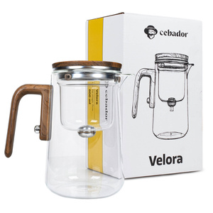Théière en verre avec infuseur magnétique Velora 800 ml