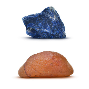 Set de pierres naturelles, cristaux et encens - ésotérisme, yoga, méditation