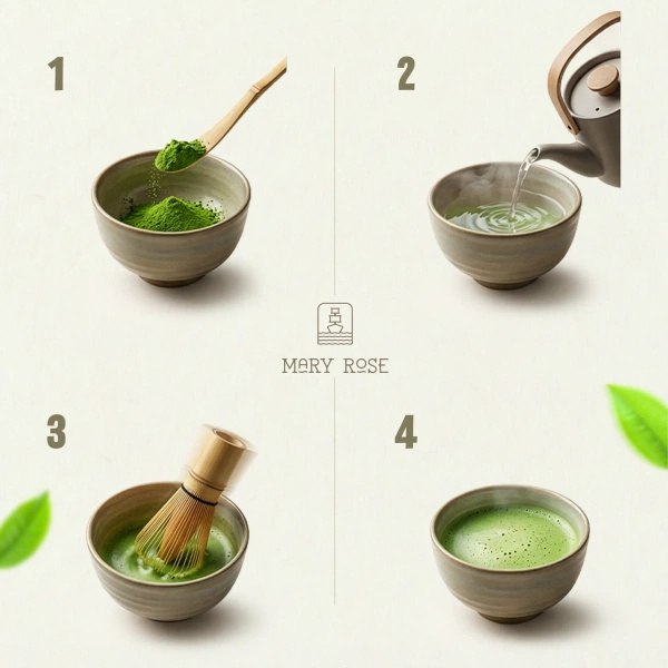 Mary Rose – Thé vert Matcha Tenno japonais (BIO) Cérémoniel 50 g