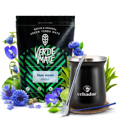 Set de Maté Verde Mate 500g 0,5kg Calebasse Thermique TermoMate PRO