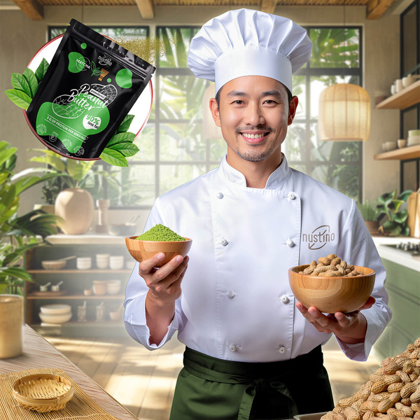 Lot de 3x Beurre de Cacahuète en Poudre Nustino