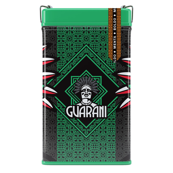 Yerbera – Boîte en métal + Guarani Boldo Menta 0,5 kg