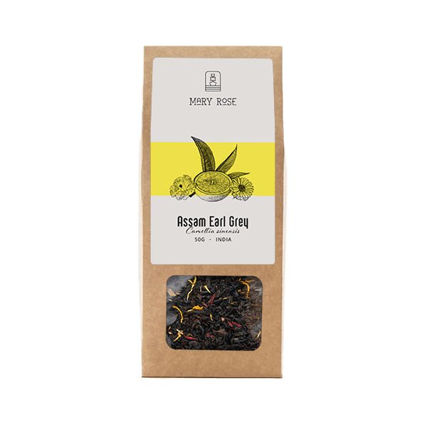 Mary Rose – Thé Noir Assam Earl Grey - 50 g