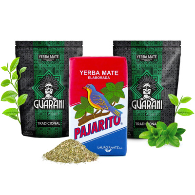 Set de Maté Elaborada : 2x Guarani + 1x Pajarito