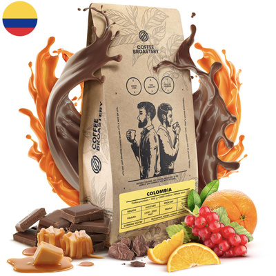 Bro Coffee Roastery – Café en grains Colombia Medellin Premium 400 g