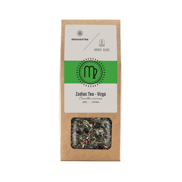 Aromantra x Mary Rose – Thé de l’horoscope – Vierge – Thé vert – 50 g