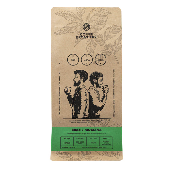 Coffee Broastery - Café en grains Brazil Mogiana Premium 400 g