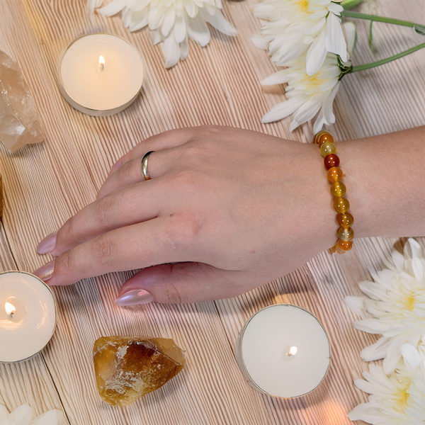Bracelet en cornaline