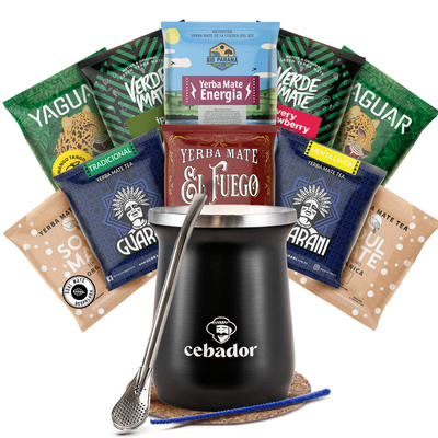 Set de Maté de démarrage 10x50g 500g TermoMate + Bombilla