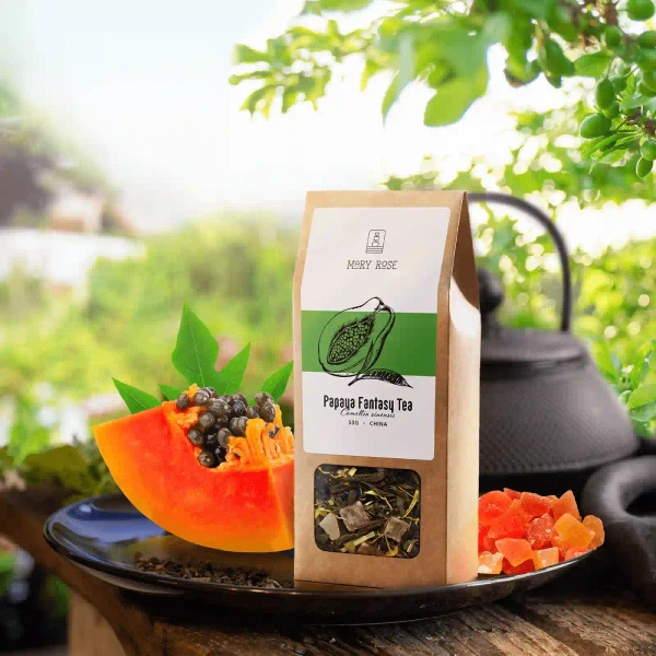 Mary Rose – Thé Vert Papaya Fantasy – 50 g
